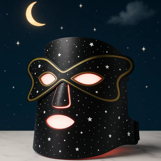 OEM ODM Red Therapy Silicon Mask Hand-Held Wearable LED Face Facial LED Light for Home Use