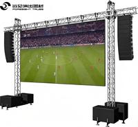 Estructura de Aluminio 6082-T6 de 290 mm de Alta Capacidad de Carga para Iluminación de Escenarios con Placa Base Curva para Conciertos y Eventos