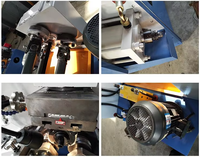 Machine à rouler les fils automatique à haute efficacité, machine à fileter les barres d'acier de haute précision et robuste