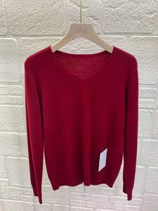 Vente en gros de <span class=keywords><strong>pull</strong></span> à <span class=keywords><strong>col</strong></span> en <span class=keywords><strong>V</strong></span> en laine 100% pour femmes avec logo personnalisé de différentes couleurs <span class=keywords><strong>Prix</strong></span> du fabricant - Product Image 3