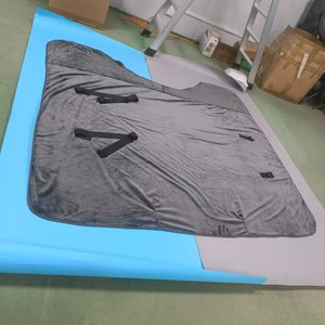 Turnout Horse Rug Oxford Shell <b>Waterproof</b> Rectangular Large Tail Flap Warm Riding Coat Equestrian <b>Blanket</b> - Product Image 4