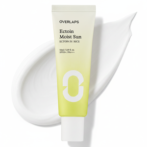 Crème solaire hydratante légère Overlaps Ectoin Rice SPF50+ PA++++ Cosmétiques coréens Soins de la peau coréens Fabriqué en Corée - Product Image 2