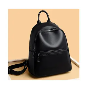 2022 Fashion Softback Casual Custom Lightweight Girls Designer Outdoor Leather Backpack Pu Backpack School Bag