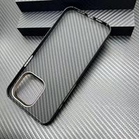 Funda de teléfono de fibra de carbono roja de nuevo diseño de lujo al por mayor para Samsung Iphone 7 8 12 13 14 15 16 Pro