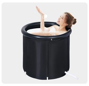 Jacuzzi Inflable Independiente de 90*75CM con Tapa, Bañera de Hidromasaje Plegable Ecológica <span class=keywords><strong>para</strong></span> Adultos, Portátil <span class=keywords><strong>para</strong></span> Uso en Exteriores - Product Image 4