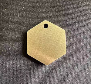 Accesorios colgantes de alta calidad, logotipo comercial grabado con láser, etiquetas para mascotas personalizadas de Metal de latón en blanco dorado para grabado - Product Image 4