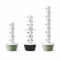 Système hydroponique vertical commercial de qualité supérieure, 30L, 7 niveaux, tour de culture aquaponique avec pompe automatique pour la production de légumes