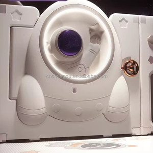 VSUCH Jouet Mini Cabana Clôture pour bébé Toddler Yard Cubby <span class=keywords><strong>Jeu</strong></span> <span class=keywords><strong>de</strong></span> <span class=keywords><strong>rôle</strong></span> pour enfants Tente Maison Playhouse Playpen avec toboggan et maison - Product Image 2