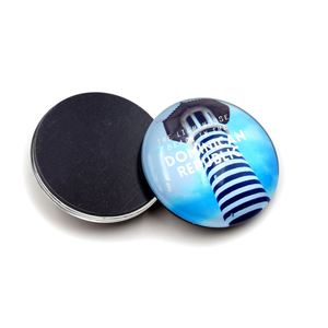 Factory Direct High Quality Customized Logo Gift Low Moq 3D Souvenir Custom Glass <b>Fridge</b> Magnet - Product Image 2