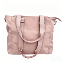 Sac fourre-tout en nylon imperméable style coréen avec fermeture éclair, sac à bandoulière décontracté pour usage quotidien, marron noir, design Martin