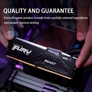 สำหรับ Kingston <span class=keywords><strong>FURY</strong></span> <span class=keywords><strong>Beast</strong></span> 32GB (16GB*2) ชุดแรม <span class=keywords><strong>DDR5</strong></span> 5600MHz สำหรับเดสก์ท็อป โมดูลหน่วยความจำ แถบไฟ <span class=keywords><strong>RGB</strong></span> Hacker God Strip สีดำ - Product Image 5
