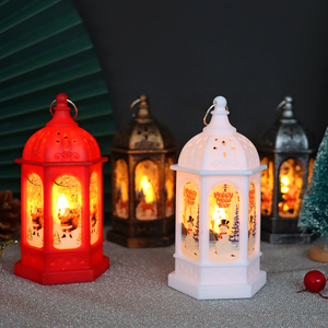 High Brightness Santa Claus and Deer Electric <strong>Candle</strong> Lamp for Christmas Home Decoration Christmas <strong>Candle</strong> <strong>Lantern</strong> - Product Image 1
