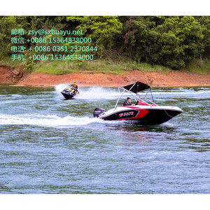 Lancha rápida de fibra de vidrio FAT 4.8M con motor fueraborda Mercury de 60HP a gasolina para recreación - Product Image 2