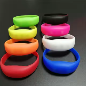 <strong>Custom</strong> LOGO <strong>Sound</strong>/<strong>Button</strong> Activated <strong>Flashing</strong> <strong>LED</strong> Wristband Rave Party Silicone <strong>LED</strong> Bracelet for Festival by Voice/<strong>Button</strong> Control - Product Image 3