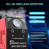 Detector de Fugas de Humo para Automóviles, Máquina Portátil de Prueba de Humo EVAP, Kit Completo de Diagnóstico de Fugas en Tuberías Automotrices