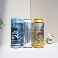 Aluminiumdosen-Hersteller in China 500ml Leere Ringpull-Aluminiumdosen für Weißbier Getränkeverpackung mit Dosendeckeln