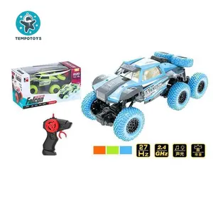 Tempo Toys Mainan Mobil Berkualitas Tinggi, 1:18 2.4G Kendali Jarak Jauh, Crawler Batu Panjat Dinding dengan Semprotan