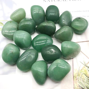 Toptan doğal yeşil aventurin kristal eskitme taş parlatma yeşil aventurin çamaşır çakıl taş - Product Image 4