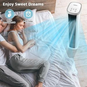 Portable Evaporative Air Cooler With Timer For On The Go Cooling White Plastic Freestanding USB Powered - Product Image 6