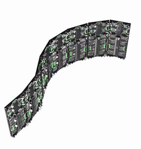 Écran LED transparent d'intérieur P2.976 500x1000mm pour affichage publicitaire, à raccordement sans soudure, pour location extérieure fixe - Product Image 6