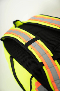 Hi-Vis Reflective Utility Safety <b>Backpack</b> <b>Heavy</b> <b>Duty</b> Safety and Motorcycle <b>Backpack</b> with Front and Back Reflective - Product Image 5