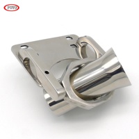 Pièces de bateau Foyo, pointe de raccordement en acier inoxydable 304 de haute qualité - Outil à corde avec poignée en bois pour yacht, bateau rapide