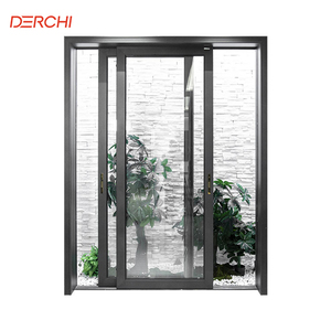 <span class=keywords><strong>Finestra</strong></span> <span class=keywords><strong>Scorrevole</strong></span> in Alluminio DERCHI con Motivo a Ponte Rotto, Insonorizzata e Antivento, Porte Moderne per Interni di Case - Product Image 1