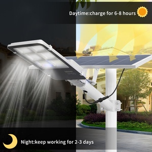 Faro LED Solare <span class=keywords><strong>Monopanel</strong></span> Super Luminoso IP65 Impermeabile 6500K 150W con Batteria agli Ioni di Litio - Product Image 4