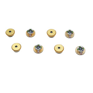 Unidad de Altavoz con Forma de Bolígrafo Chapada en Oro de 10 mm, Accesorio de Auriculares de Alta Fidelidad, Componente de Audio para DIY - Product Image 1