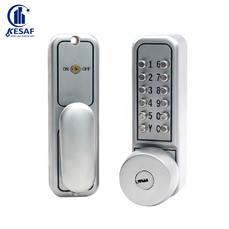 High Security Zinc Alloy Keyless Password Combination Mechanical Code Door Handle Lock Push Button Digital Lock · image 4