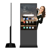 Señalización Digital Ultrafina para Centros Comerciales, 43/49 Pulgadas, Sistema Dual Android/Windows, CMS Integrado, Publicación de Videos/Imágenes, en Oferta