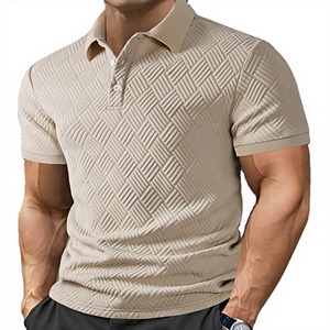 T-shirts de golf formels pour hommes, personnalisés avec logo, en coton vert 100 %, pour la course - Product Image 3