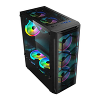 ZeroMaster noir armoire d'ordinateur de bureau ATX Micro ATX carte mère pris en charge boîtier d'ordinateur de jeu de haute qualité tour de Port USB