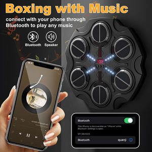 Cible de frappe électronique intelligente musicale pour l'entraînement à domicile des enfants – Cible de réaction pour le boxe - Product Image 2
