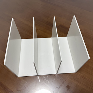 Plastic Bookends LKL 126 Large 3 Tier Stackable Office Storage Rack White Black Green Yellow Pink Red Blue <b>File</b> <b>Organizer</b> - Product Image 3