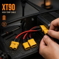 Câble de connexion de batterie RC XT30 XT60 XT90 avec boîtier PBT, fil en silicone, cuivre nu haute température, personnalisé