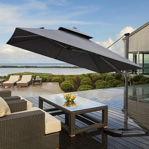 Sombrilla Moderna para Exteriores en Oferta, Sombrilla Cantilever Roma Resistente a la Intemperie, de Poliéster y Aluminio para <span class=keywords><strong>Patio</strong></span>, Jardín o Parque - Product Image 3