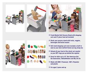 Juego <span class=keywords><strong>de</strong></span> muebles <span class=keywords><strong>de</strong></span> cocina para <span class=keywords><strong>muñecas</strong></span> <span class=keywords><strong>de</strong></span> 18 pulgadas, cocina <span class=keywords><strong>de</strong></span> juego completo con accesorios para <span class=keywords><strong>muñecas</strong></span>, inspira el juego imaginativo y creativo - Product Image 3