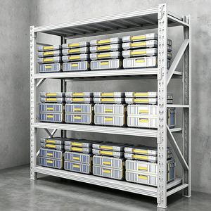 Metal Pallet Stacking Rack 300kg 500kg Warehouse Racking Steel Stacking Racks &Shelves Light Duty Warehouse Storage Shelves