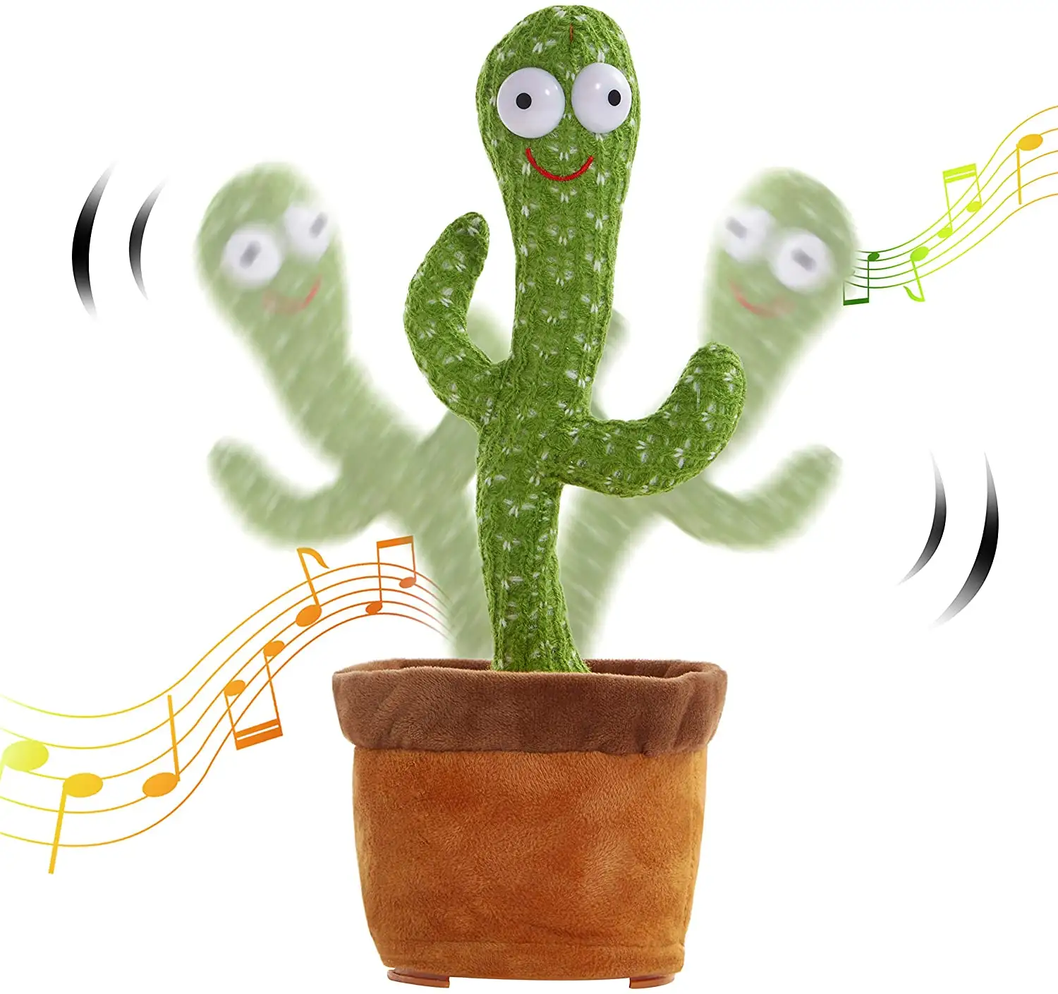 Cactus brinquedo dançante inglês canções falando gravar repetição o que você diz cacto elétrico