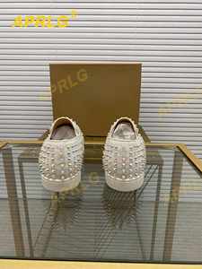 Chaussures décontractées à enfiler pour hommes et femmes, décorées de rivets, mocassins plats ornés de strass pour les soirées et les clubs - Product Image 6