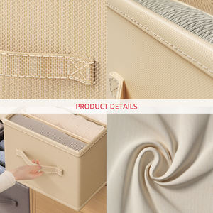 Новый складной органайзер для хранения джинсов, ящик для нижнего белья, коробка для хранения футболок для гардероба, хранение бытовой одежды на молнии - Product Image 6