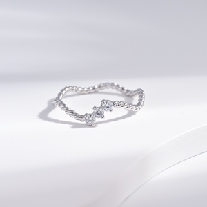 custom plata 925 sterling Silver 18k gold plated ladies <b>ring</b> Minimalist Style wedding Everyday Wear <b>adjustable</b> <b>rings</b> for girls - Product Image 4