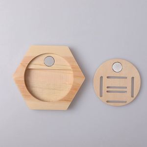 Wholesale DIY Bamboo Honeycomb Combination Wooden Gold Medal Stand <b>Display</b> Rack Hexagonal <b>Wall</b>-mounted Medal Decoration Storage - Product Image 2
