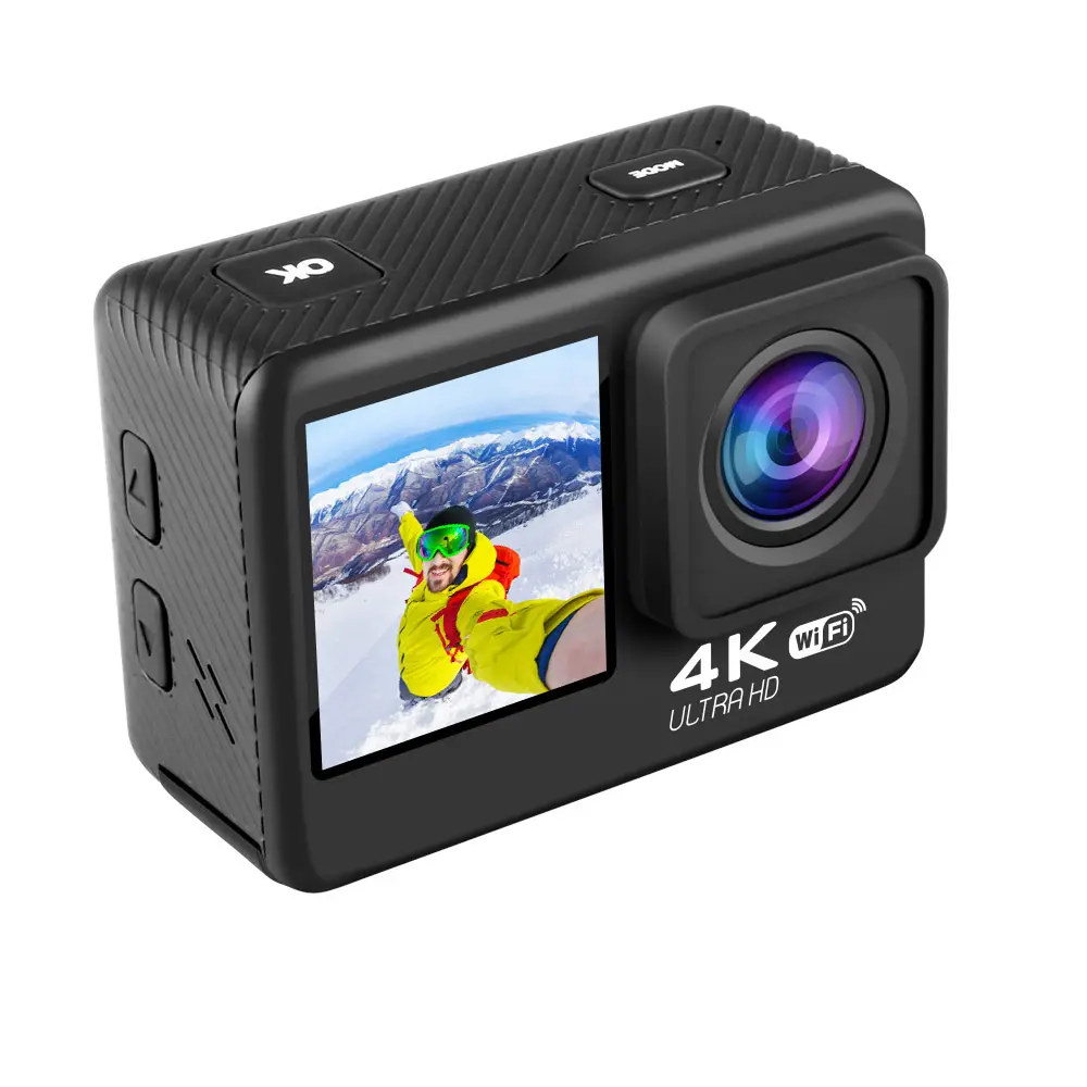 Action 2 Camera Video Camera Camcorder 2.7K 4K Go Pro 9 Black Waterproof Camera 128GB Support 4K 60FPS Microsd < 10x CMOS CE/FCC