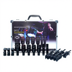 DP72 Juego de 7 Micrófonos de Batería Profesionales con Cable, Cardioide, para Canto y Escenario, Construcción Metálica - Product Image 1