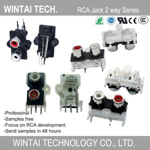Connecteur <span class=keywords><strong>RCA</strong></span> <span class=keywords><strong>RCA</strong></span>-108 Wintai-tech à montage sur panneau Connecteur <span class=keywords><strong>RCA</strong></span> doré <span class=keywords><strong>Mini</strong></span>-prise <span class=keywords><strong>RCA</strong></span> - Product Image 3