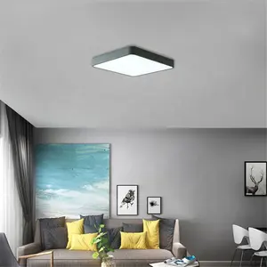 Ontwerp Fancy Moderne Aluminium Vierkante Verlichting Opbouw Led Plafond Lamp Met Bewegingssensor