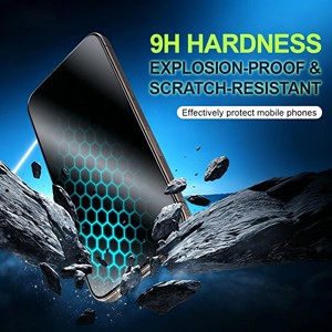 Accessoires pour téléphones mobiles : Protection d'écran en verre trempé HD transparent de 0,33 mm avec colle intégrale pour <span class=keywords><strong>iPhone</strong></span> 16 17 Pro Max, application facile - Product Image 5