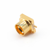 Conectores Angulares SMP SMT SMD para PCB, Conector Macho GPO SMP de CC-26.5GHz para PCB, Tipo Soldadura para Placa Impresa